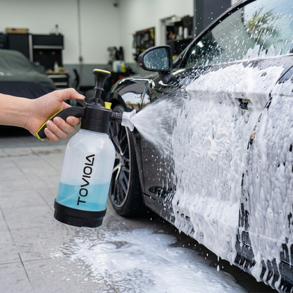 2Ltr Foam Sprayer for Car & Bike Washing, Home Cleaning – High-Pressure Blaster for Cleaning, Adjustable Nozzle, No Electricity Needed – Produces Thick, Long-Lasting Foam. (Only Sprayer)