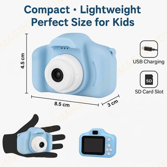 Kids Digital Camera – Lightweight Toy Camera for Boys & Girls