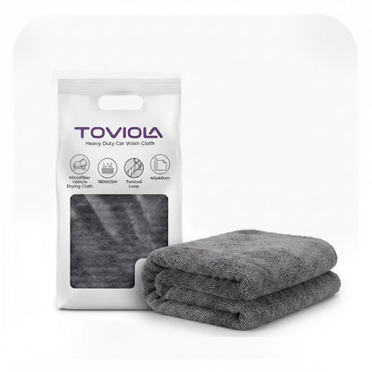 Microfiber Vehicle Drying Cloth |1200GSM | 40x40 | Twisted Loop