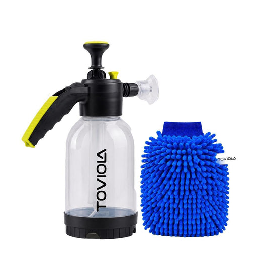 TOVIOLA 2Ltr Foam Spreyer For Car&Bike Washing  +Glove (compo)